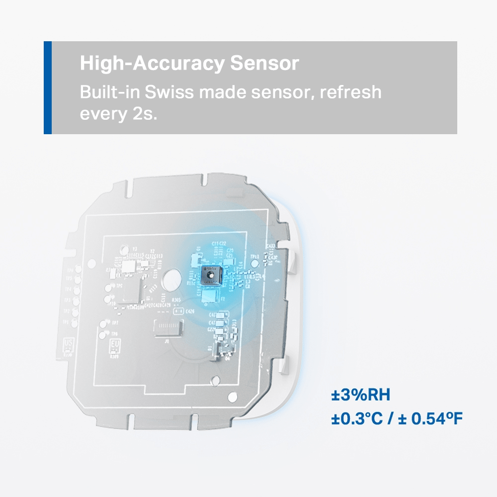 SENSOR INTELIGENTE DE TEMPERATURA Y HUMEDAD TP LINK TAPO T315 (Tapo T315)6