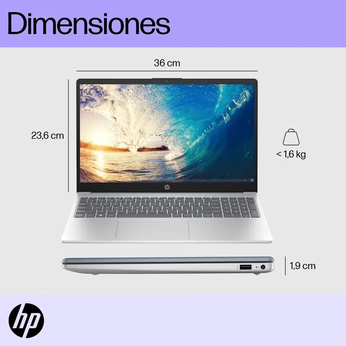 LAPTOP HP 15-FD0026LA 15.6