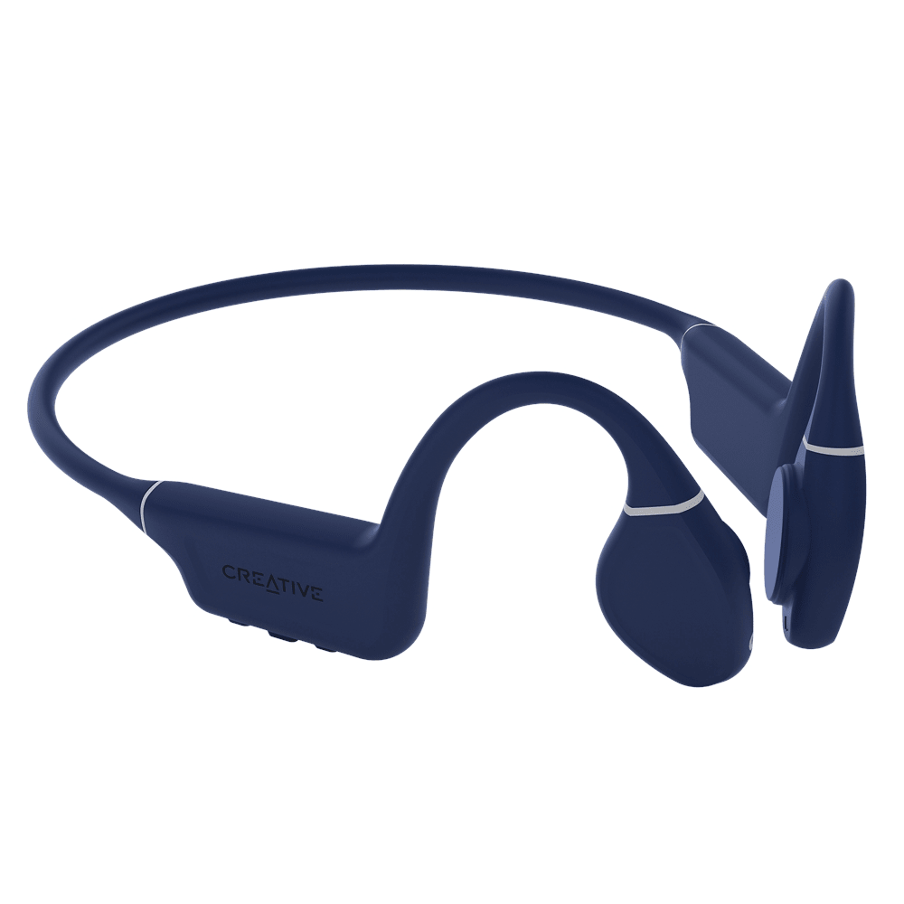 AUDIFONOS C/MICROFONO CREATIVE OUTLIER FREE PRO - BT/10H/8GB MEMORIA/IPX8/AZUL (51EF1081AA000) (NT8)3