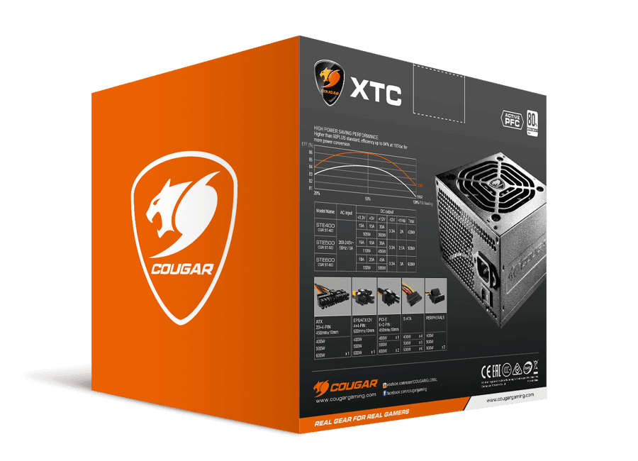 FUENTE DE PODER COUGAR XTC600 80PLUS WHITE (31XC060.0005P)10