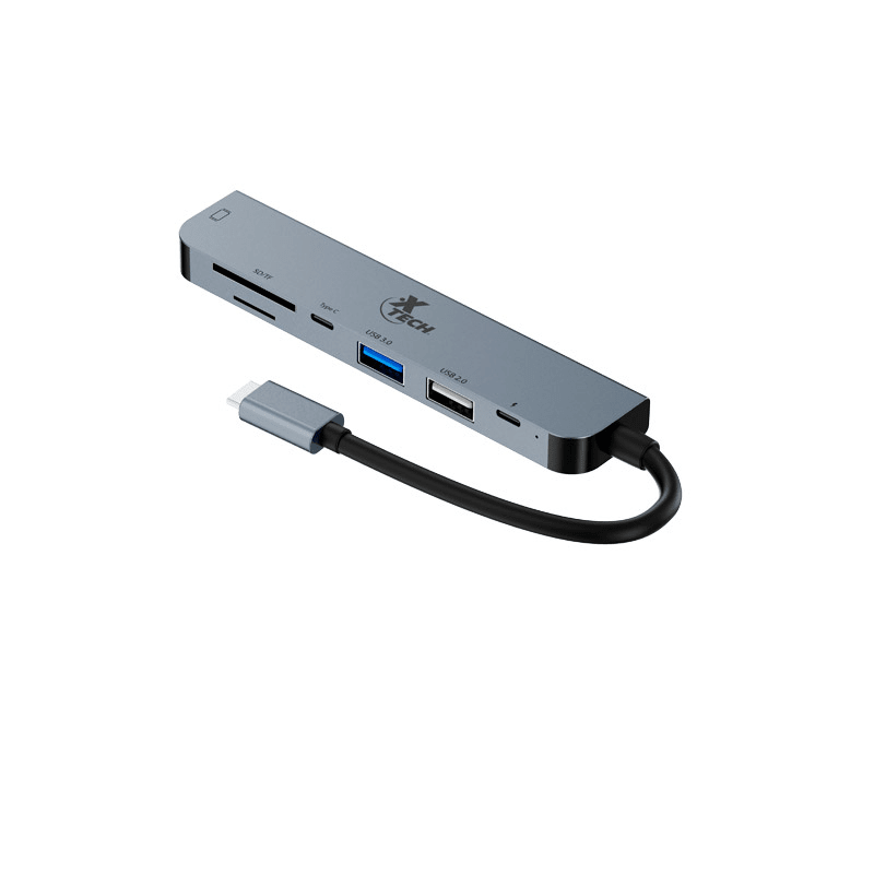 ADAPTADOR XTECH MULTIPUERTO 7 EN 1 CON CONEXION USB-C (XTC-571)3