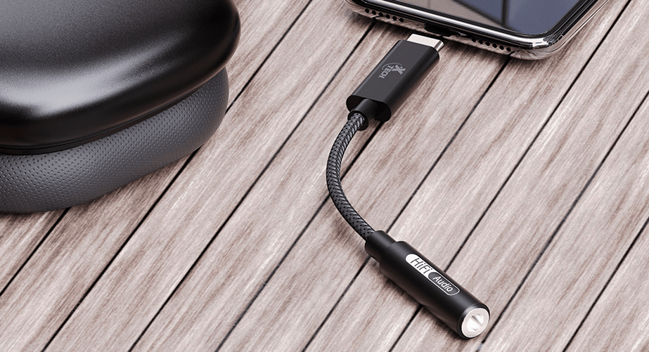 ADAPTADOR XTECH USB C MACHO A CONECTOR 3.5MM HEMBRA PARA AUDIFONOS NEGRO (XTC-509)6