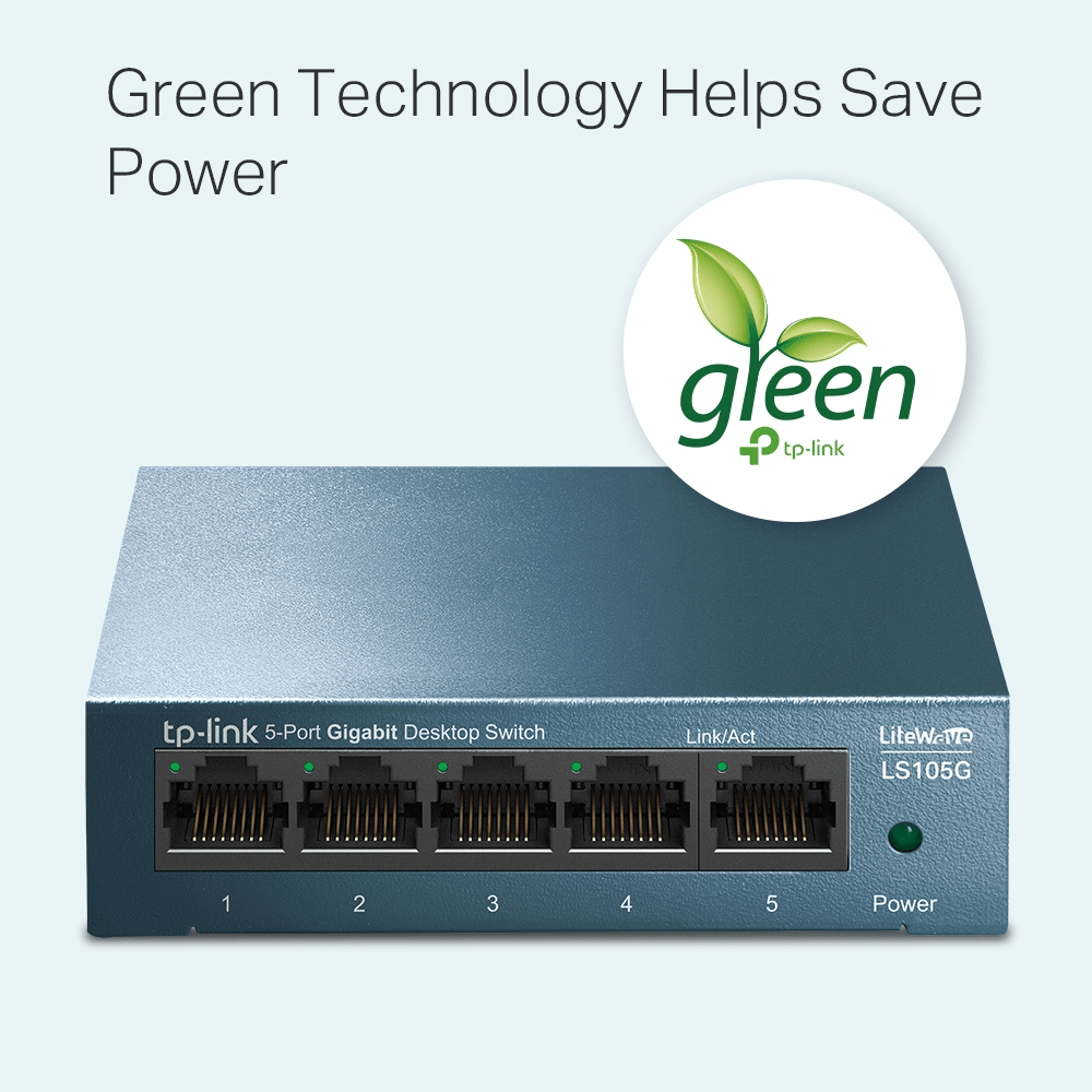 SWITCH DE ESCRITORIO TP-LINK LS105G - 5 PUERTOS GIGABIT (1730502293)3