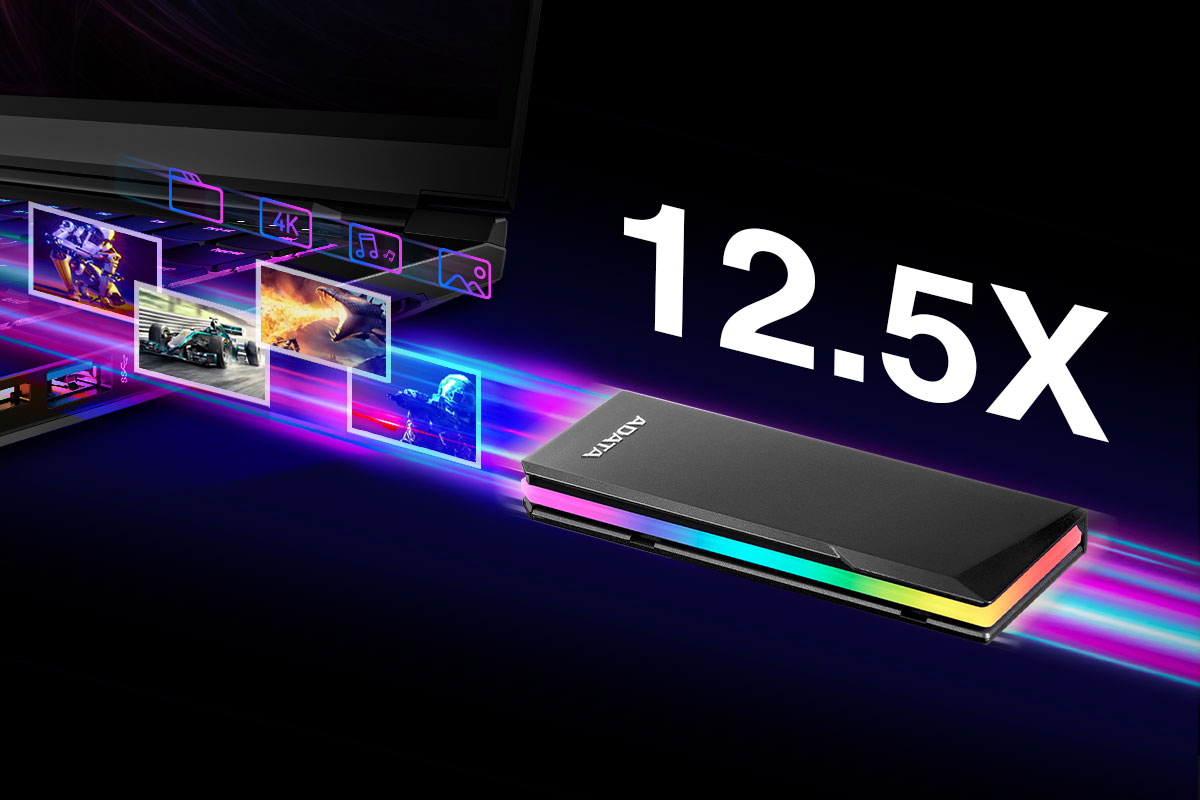 CARCASA DE UNIDAD DE ESTADO SÓLIDO ADATA EC700G - M.2 PCIe/SATA, NEGRO (AEC700GU32G2-CGY) (NT7)12