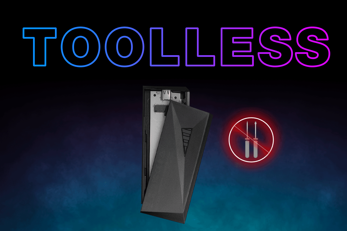 CARCASA DE UNIDAD DE ESTADO SÓLIDO ADATA EC700G - M.2 PCIe/SATA, NEGRO (AEC700GU32G2-CGY) (NT7)13