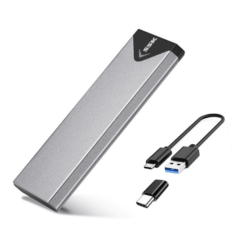ENCLOSURE PARA SSD M.2 NVMe (PCIe) / SATA, USB-C 3.2 Gen 2 (SHE-C325 PRO) 0