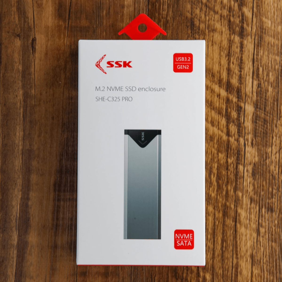 ENCLOSURE PARA SSD M.2 NVMe (PCIe) / SATA, USB-C 3.2 Gen 2 (SHE-C325 PRO)2