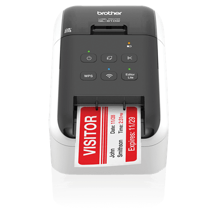 IMPRESORA TÉRMICA DIRECTA BROTHER QL810W - ETIQUETADORA, INALÁMBRICA (QL-810W) (NT7) 0