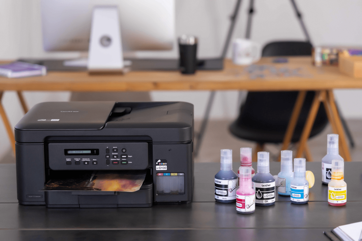 IMPRESORA MULTIFUNCIONAL BROTHER DCP-T730DW - 3 EN 1 DE INYECCIÓN DE TINTA A COLOR (DCPT730DW) (NT7)4