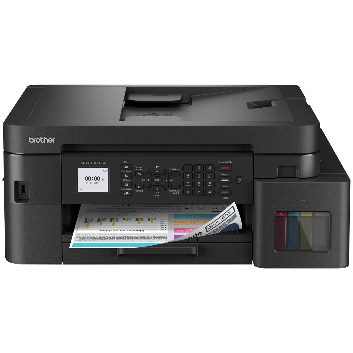 IMPRESORA MULTIFUNCIONAL BROTHER MFC-T930DW - 4 EN 1 DE INYECCIÓN DE TINTA A COLOR (MFCT930DW) (NT7) 0