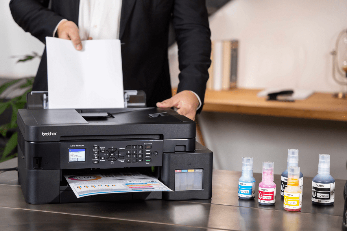 IMPRESORA MULTIFUNCIONAL BROTHER MFC-T930DW - 4 EN 1 DE INYECCIÓN DE TINTA A COLOR (MFCT930DW) (NT7)5