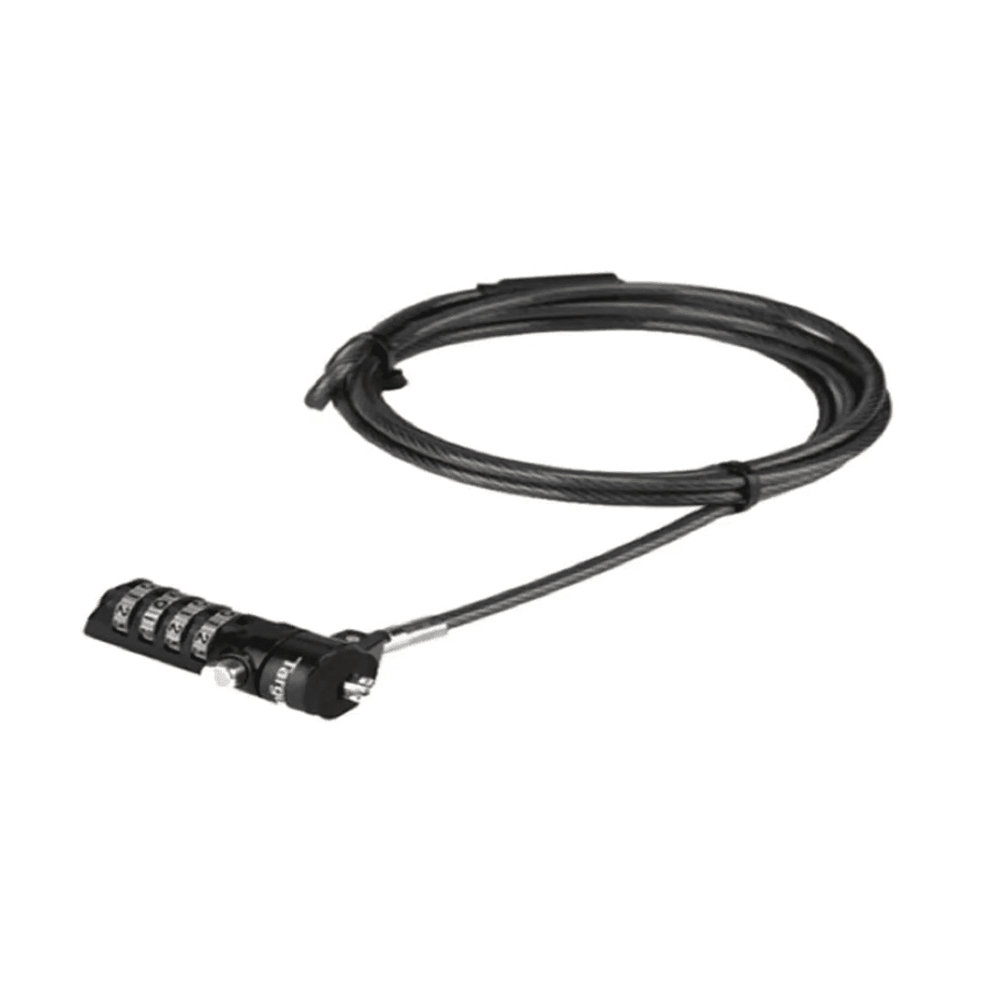 CABLE DE SEGURIDAD TARGUS DEFCON T-LOCK CLAVE 4 DIGITOS BOLSA (ASP61LA) (NT8)3