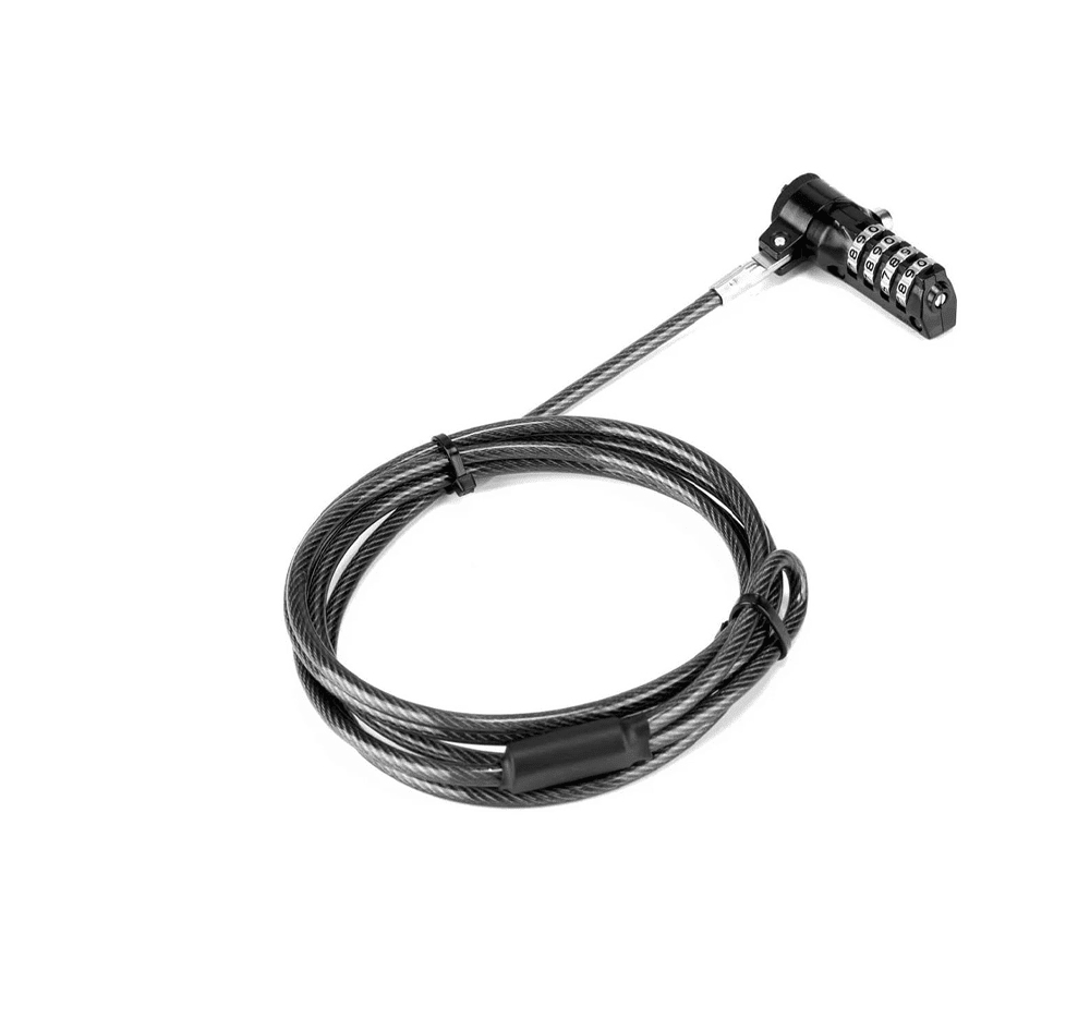 CABLE DE SEGURIDAD TARGUS DEFCON T-LOCK CLAVE 4 DIGITOS BOLSA (ASP61LA) (NT8)4