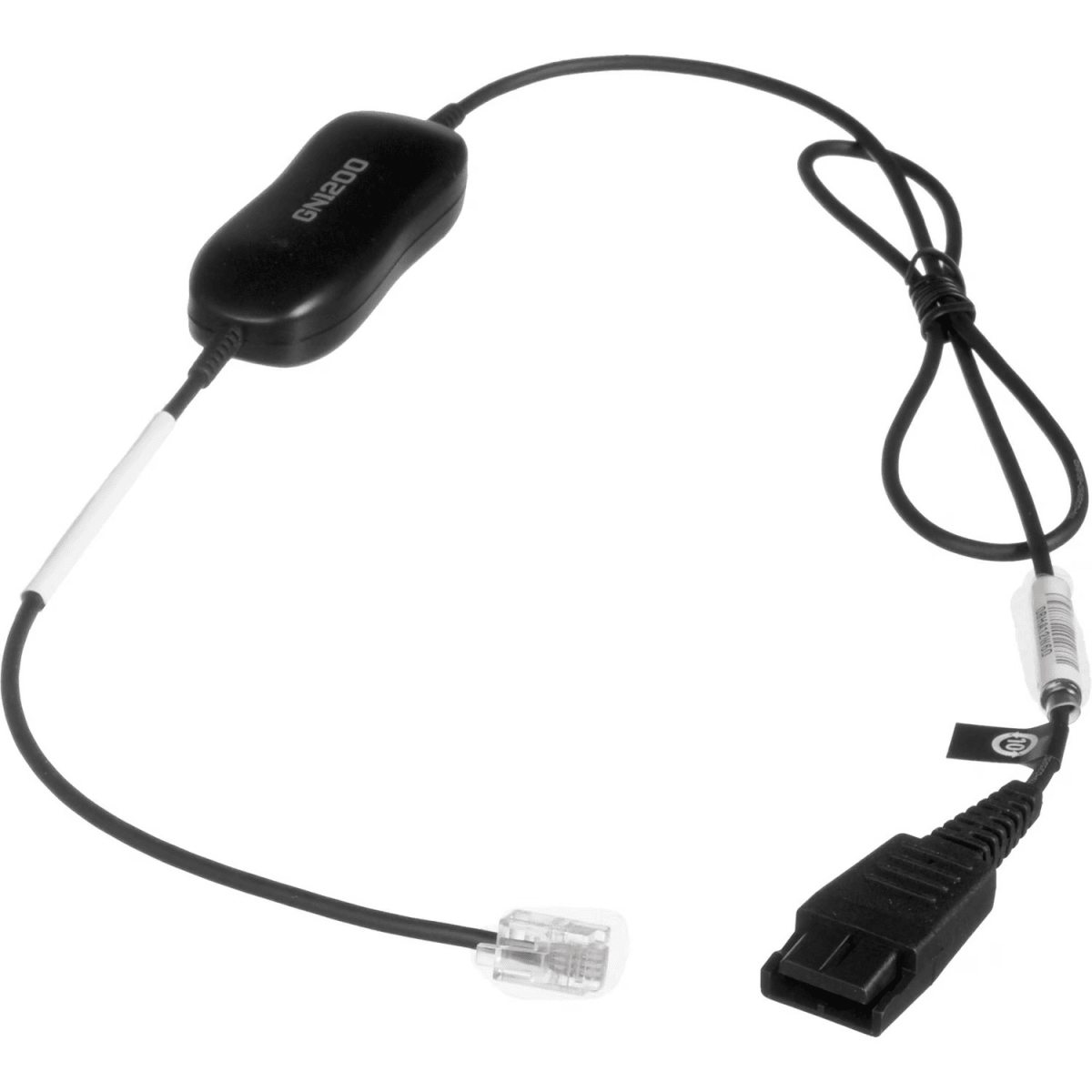 CABLE PARA AURICULARES JABRA GN1200 SMART CORD - QD MACHO A RJ9 MACHO 80CM (88001-99) (NT3)2