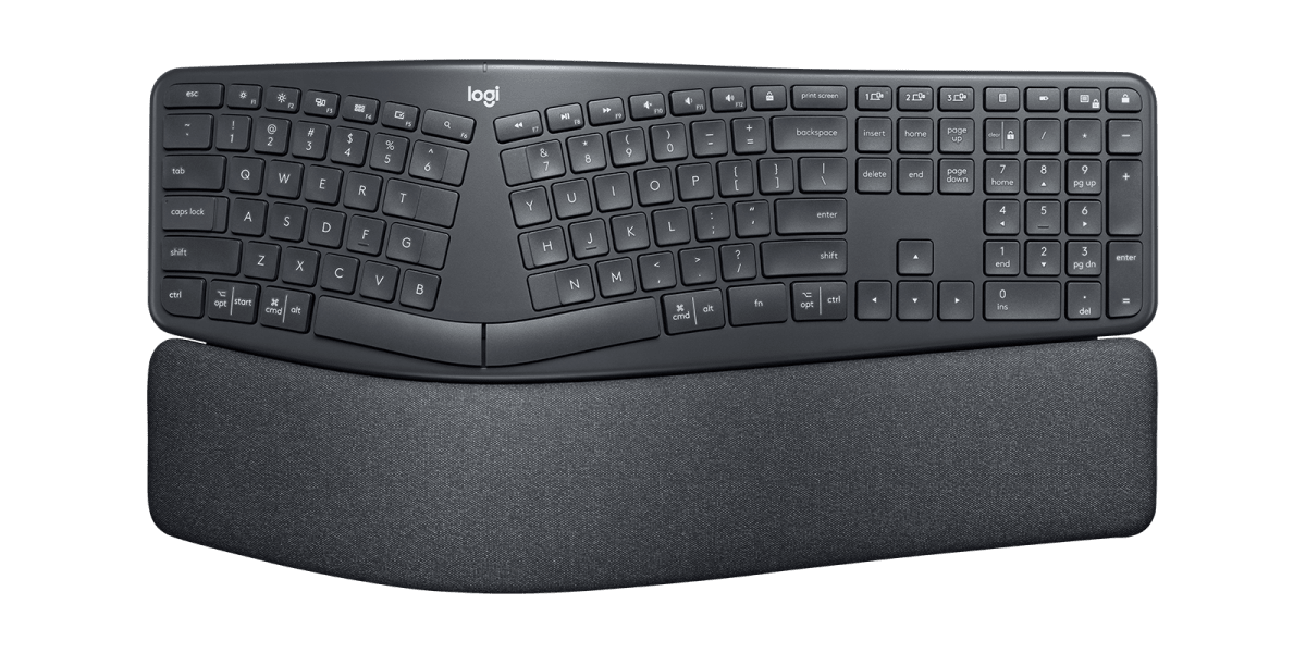 TECLADO LOGITECH ERGO K860 WIRELESS / BT SP BLACK (920-009845) NT8 0