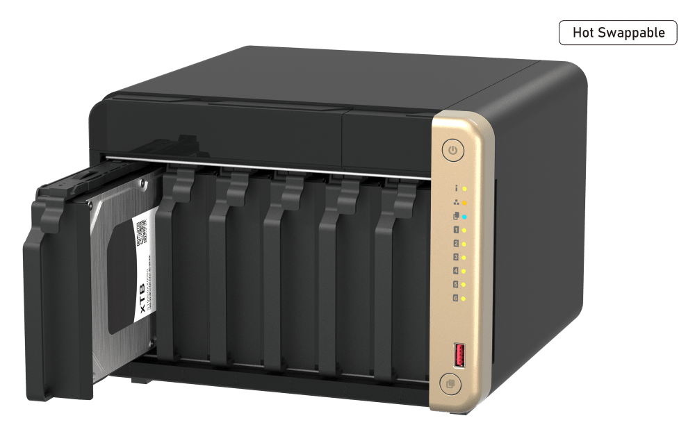ALMACENAMIENTO QNAP TS-664 - TURBO NAS (TS-664-8G-US) (NT7)7