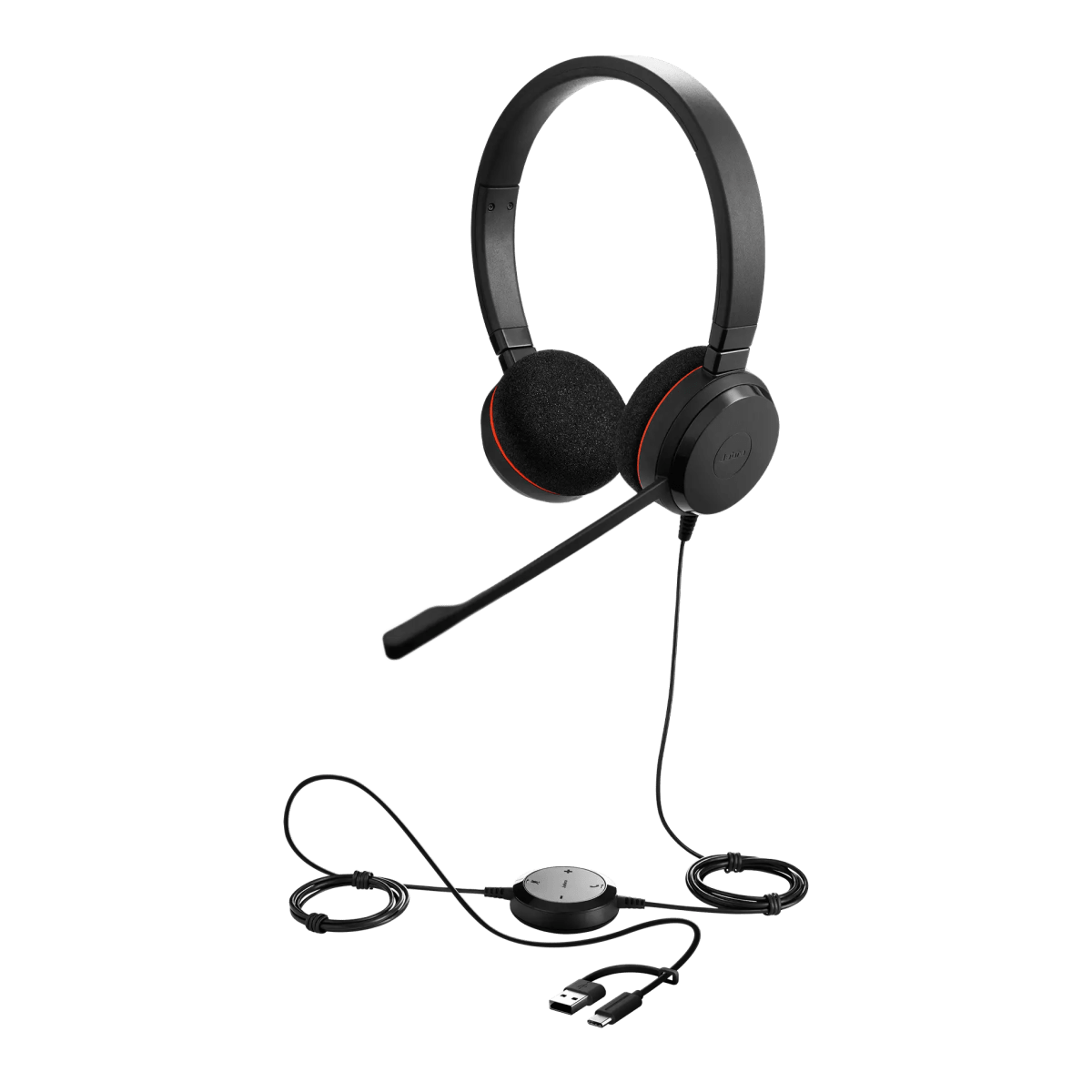 AURICULAR JABRA EVOLVE 20 - ESTÉREO, MS TEAMS, USB-C (4999-823-169)2