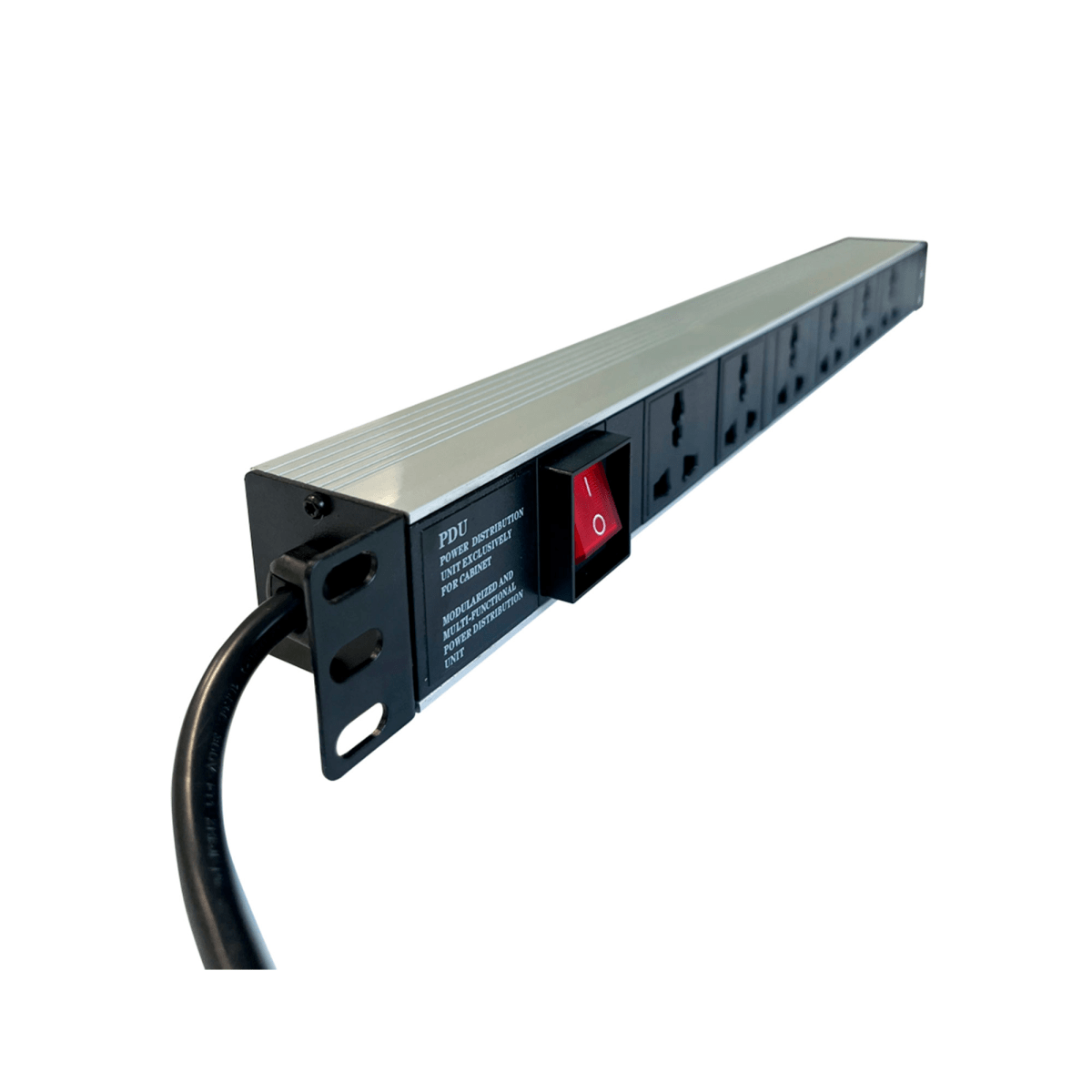 MULTITOMA ELECTRICA HORIZONTAL  TUNDRA 110V-15A/220V-8A 6 TOMAS (PDU-1906-110V) (NT1) 0