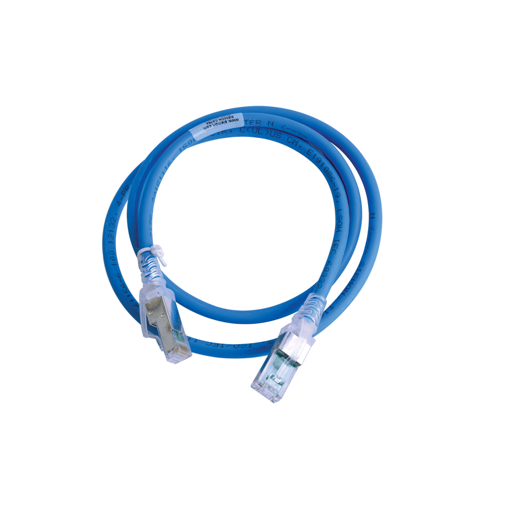 PATCH CORD SIEMON CAT6A LSZH 0.9M AZUL (ZM6A-S03-06B) (NT1) 0