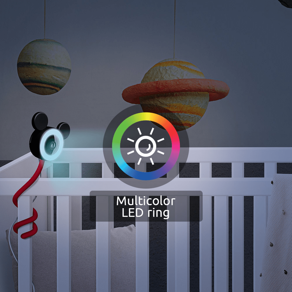 MONITOR INTELIGENTE NEXXT - WIFI PARA BEBÉ EDICIÓN MICKEY MOUSE (NHC-B100 MK) (NT3)3