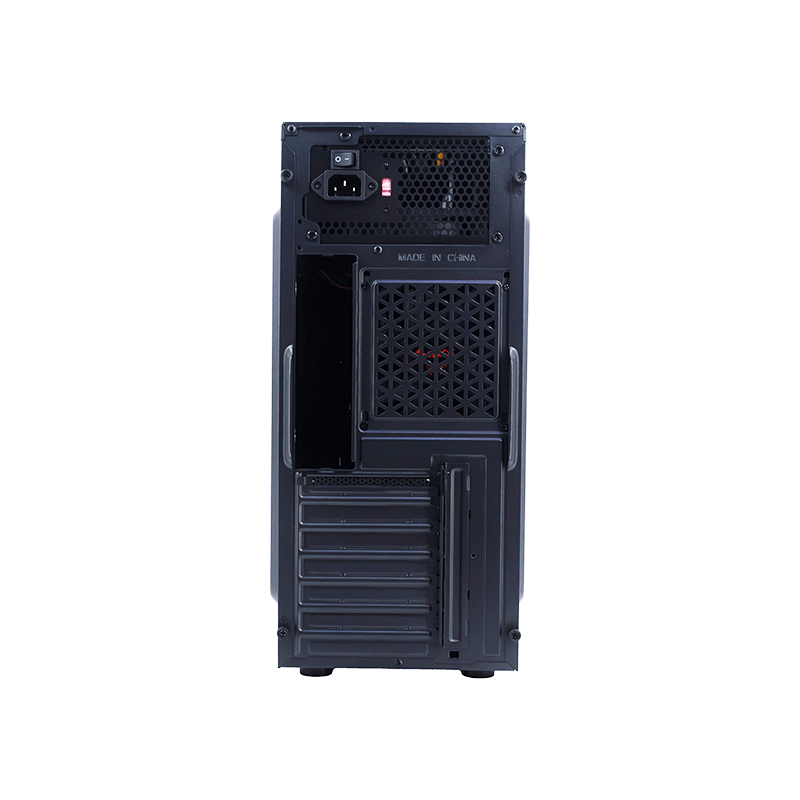 CASE GAMER TEROS TE-1319G, MID TOWER, 450W, USB 3.0/2.0, AUDIO, NEGRO (TE-1319G) (NT4)4