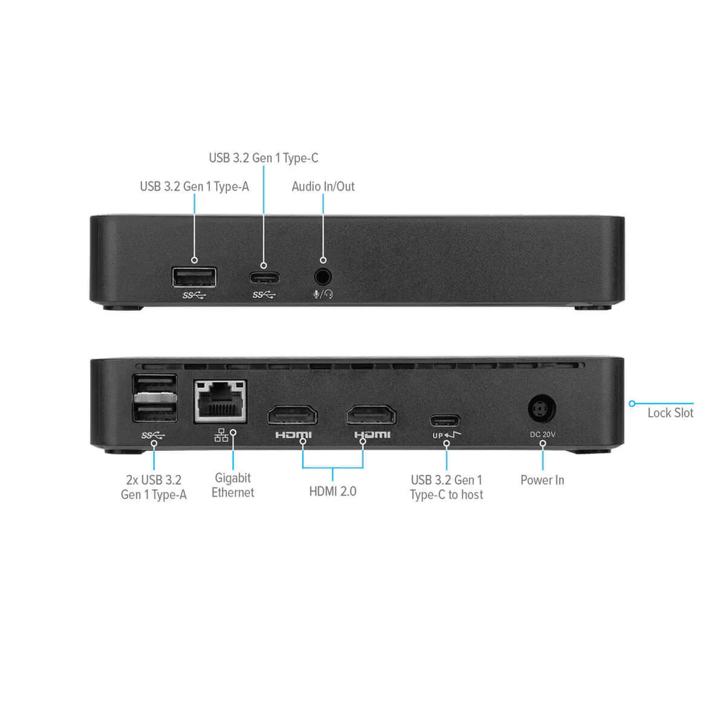DOCKING STATION TARGUS USB-C, HDMI, ETHERNET, 3.5MM, 65W PD (DOCK310USZ) (NT8)9