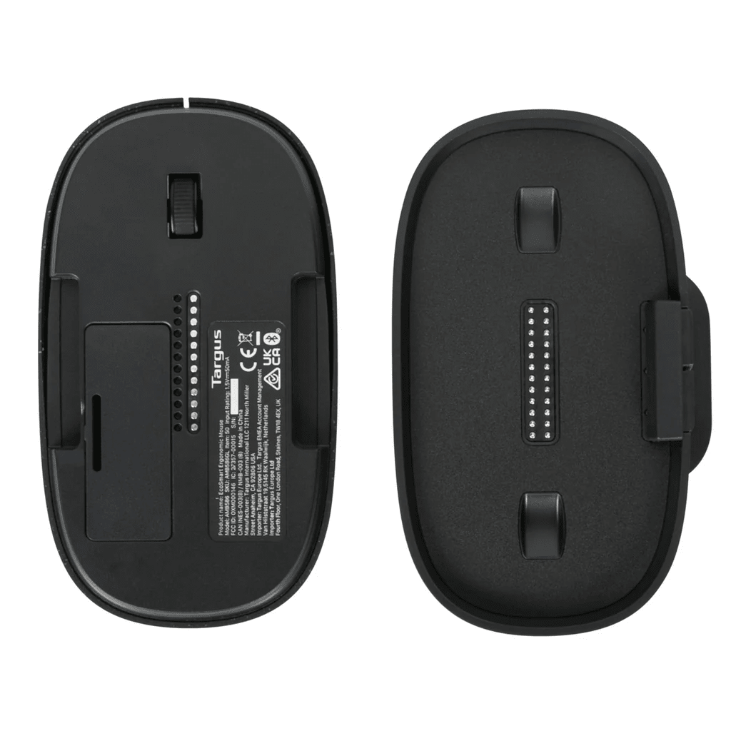 MOUSE TARGUS ERGOFLIP ECOSMART BLUETOOTH, MULTI-DISPOSITIVO, AMBIDIESTRO, NEGRO (AMB586GL) (NT8)6