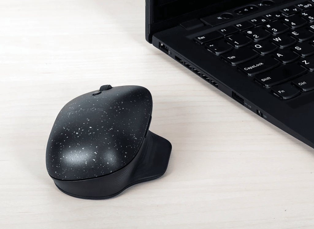 MOUSE TARGUS ERGOFLIP ECOSMART BLUETOOTH, MULTI-DISPOSITIVO, AMBIDIESTRO, NEGRO (AMB586GL) (NT8)19