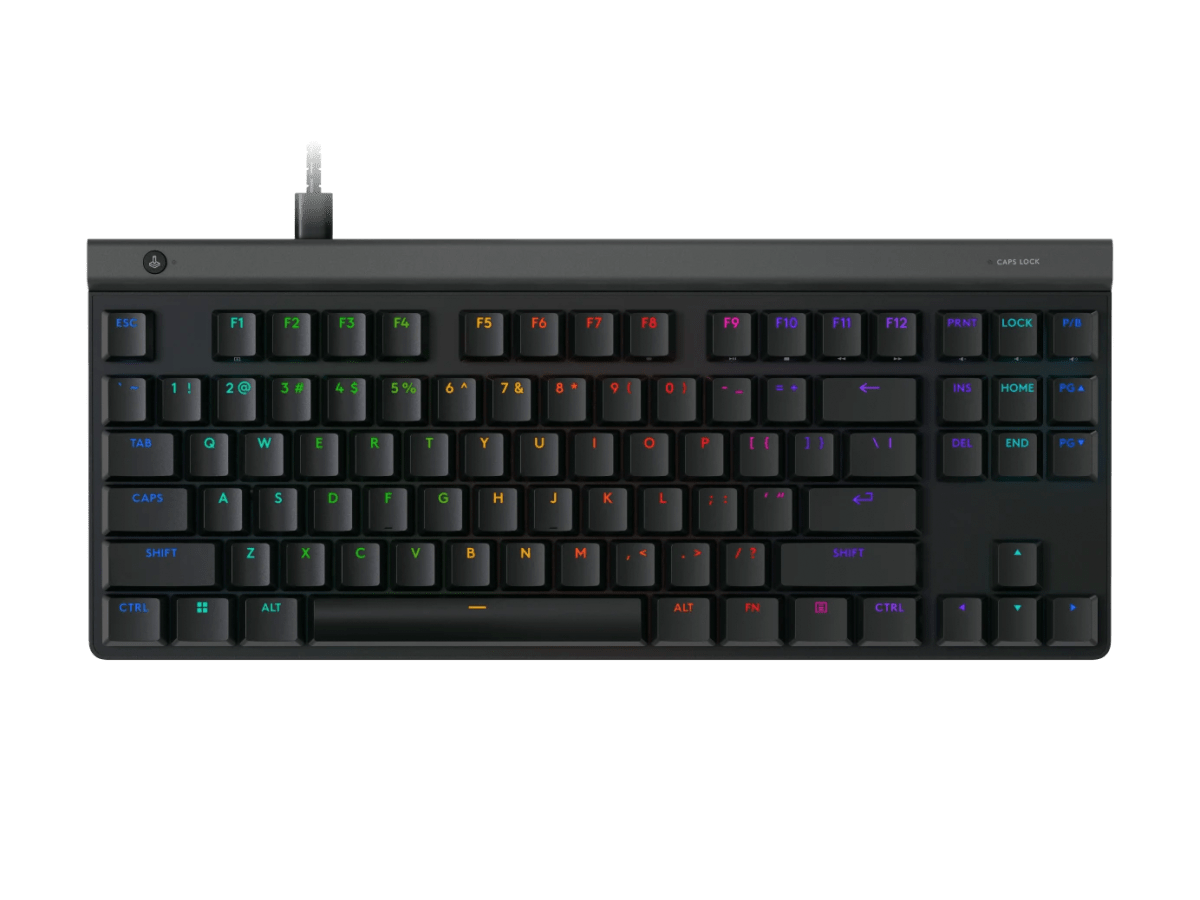 TECLADO LOGITECH G515 TKL - WIRED LIGHTSYNC RGB / KEYCONTROL, INGLÉS, NEGRO (920-012868) (NT8) 0