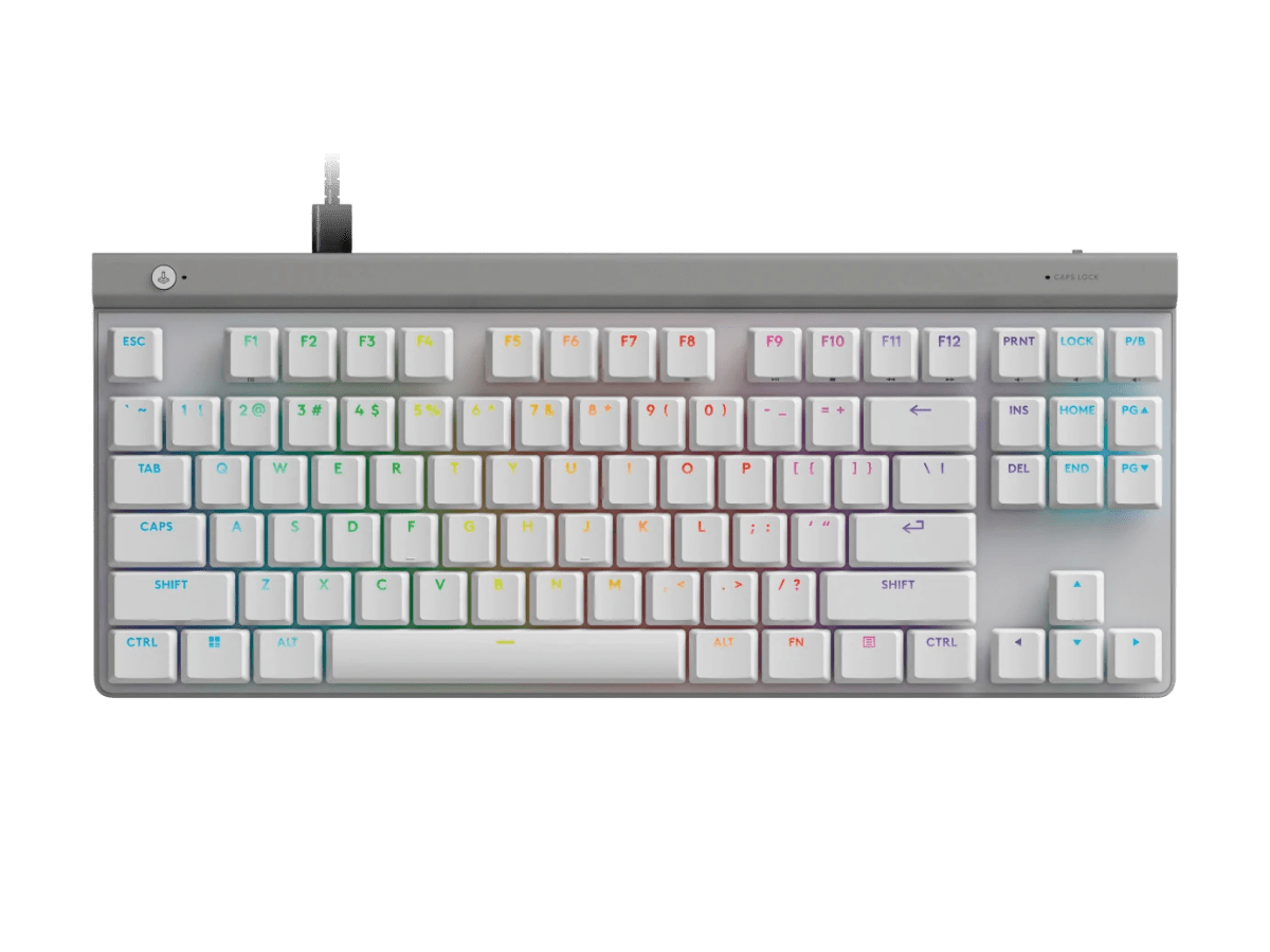TECLADO LOGITECH G515 TKL - WIRED LIGHTSYNC RGB / KEYCONTROL, INGLÉS, BLANCO (920-012869) (NT8) 0