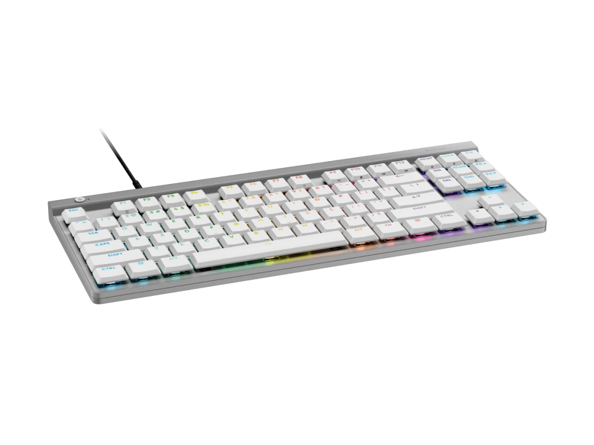TECLADO LOGITECH G515 TKL - WIRED LIGHTSYNC RGB / KEYCONTROL, INGLÉS, BLANCO (920-012869) (NT8)2