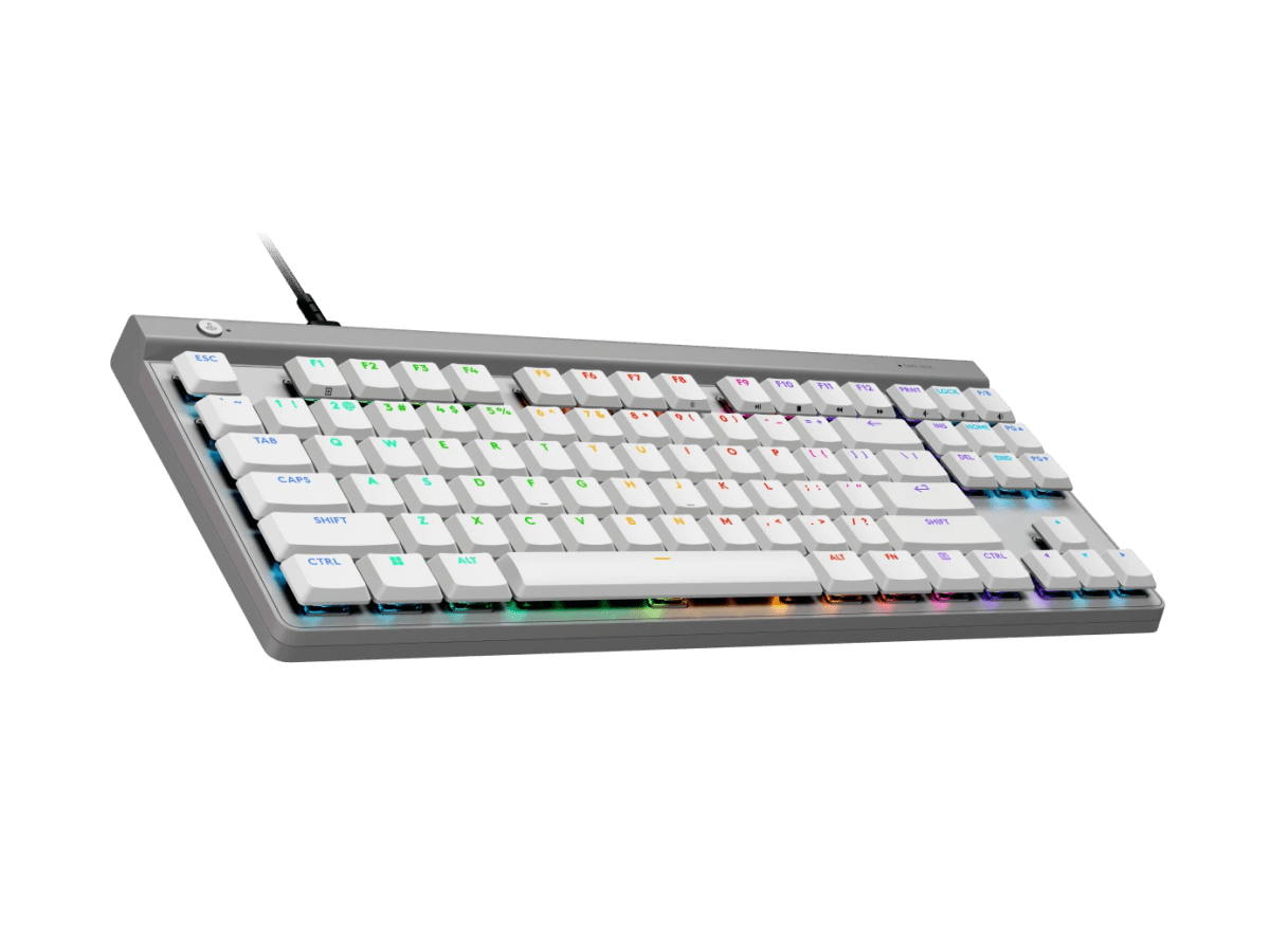 TECLADO LOGITECH G515 TKL - WIRED LIGHTSYNC RGB / KEYCONTROL, INGLÉS, BLANCO (920-012869) (NT8)3