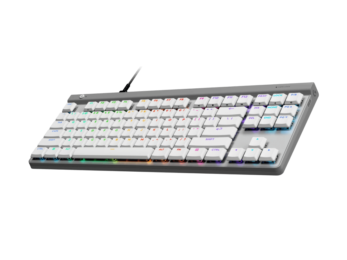 TECLADO LOGITECH G515 TKL - WIRED LIGHTSYNC RGB / KEYCONTROL, INGLÉS, BLANCO (920-012869) (NT8)4