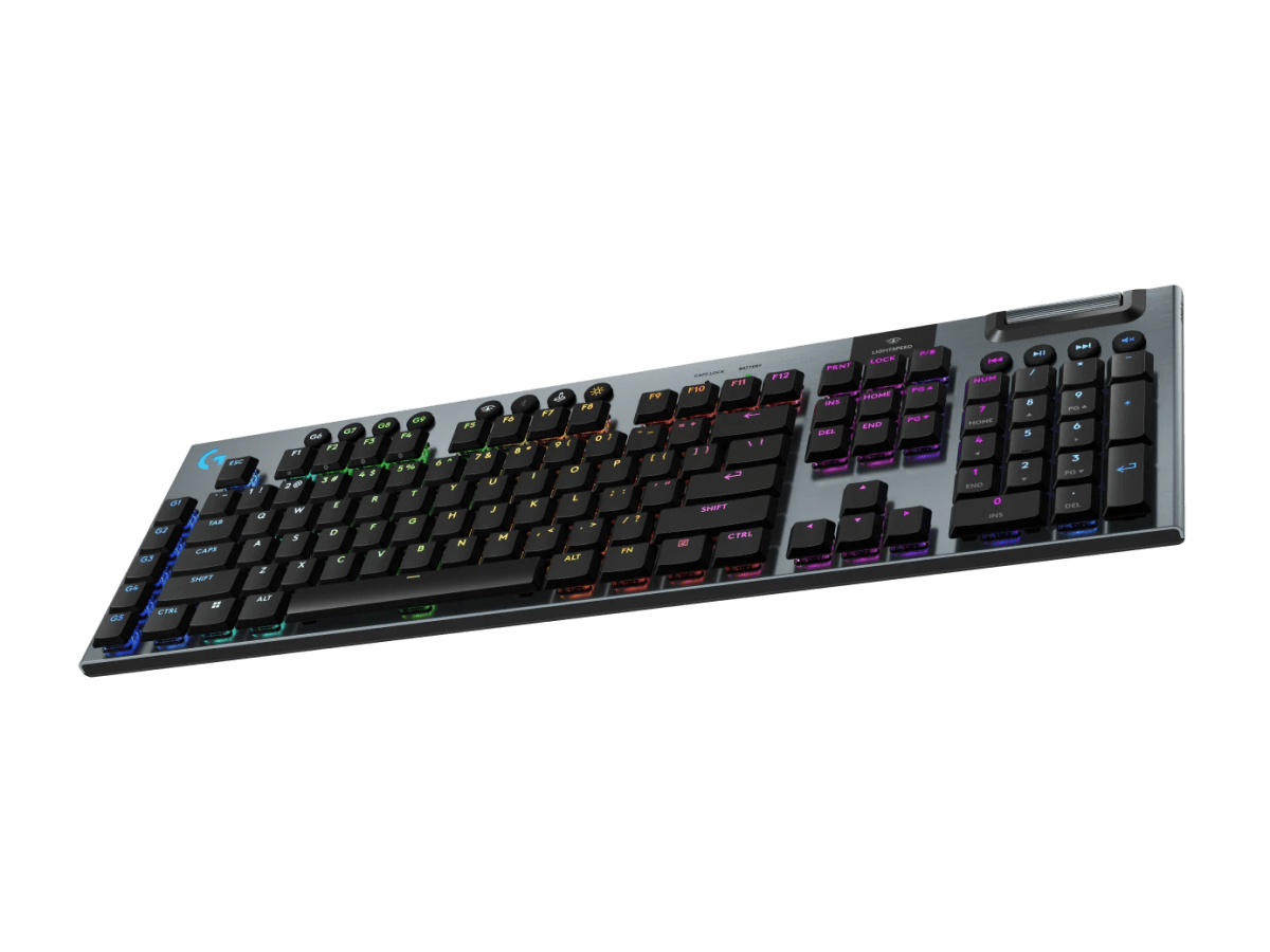TECLADO LOGITECH G915 X LIGHTSPEED/BT LIGHTSYNC RGB / KEYCONTROL NEGRO (920-012670) (NT8)5