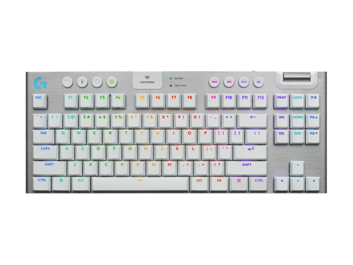 TECLADO LOGITECH G915 X TKL LIGHTSPEED/ BT LIGHTSYNC RGB / KEYCONTROL BLANCO (920-012732) (NT8) 0
