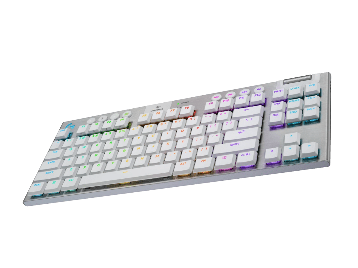 TECLADO LOGITECH G915 X TKL LIGHTSPEED/ BT LIGHTSYNC RGB / KEYCONTROL BLANCO (920-012732) (NT8)4