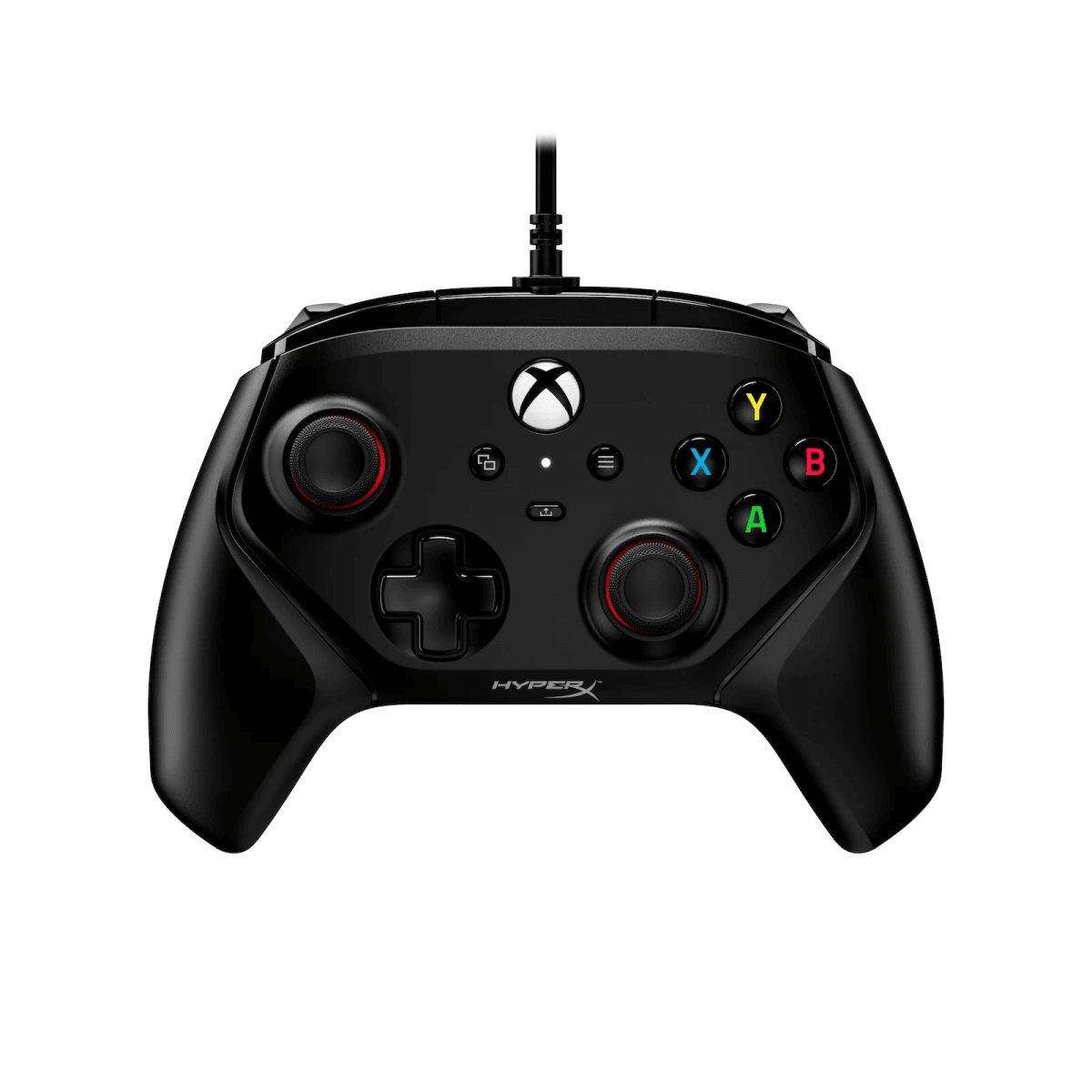 MANDO DE VIDEOJUEGOS HYPERX CLUTCH GLADIATE - XBOX, CABLEADO, PARA PC, NEGRO (6L366AA) (NT3) 0