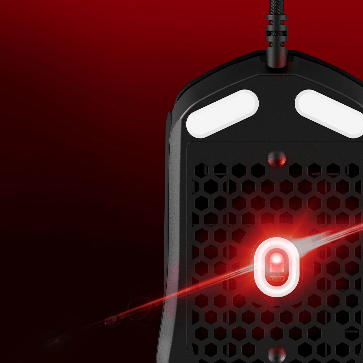 MOUSE GAMER HYPERX PULSEFIRE HASTE 2 - CABLEADO, OPTICO, 6 BOTONES, NEGRO (6N0A7AA) (NT3)9