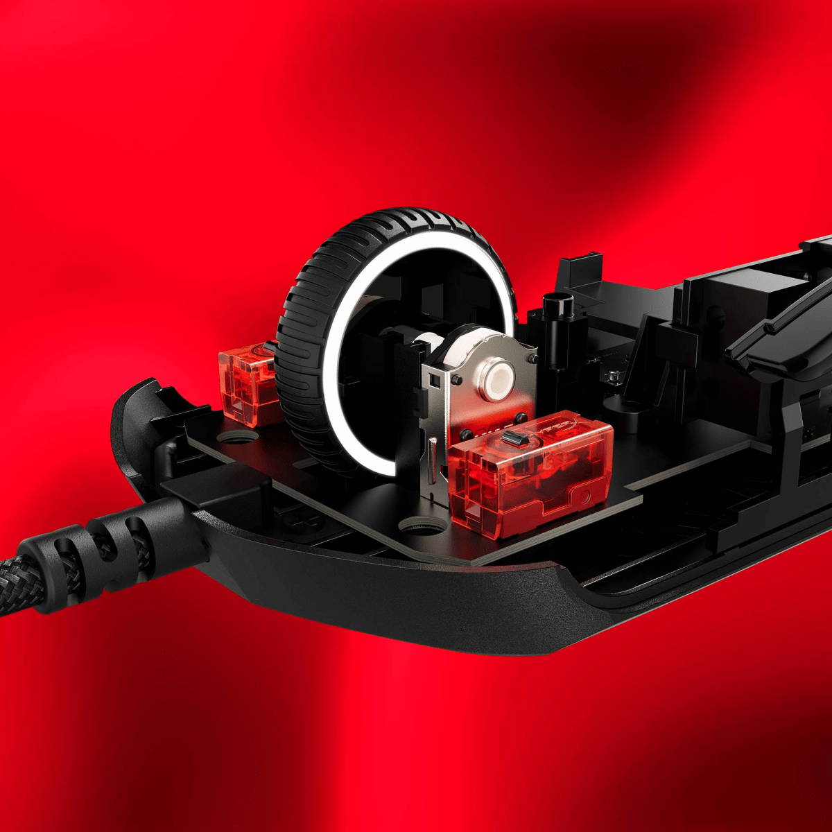 MOUSE GAMER HYPERX PULSEFIRE HASTE 2 - CABLEADO, OPTICO, 6 BOTONES, NEGRO (6N0A7AA) (NT3)11