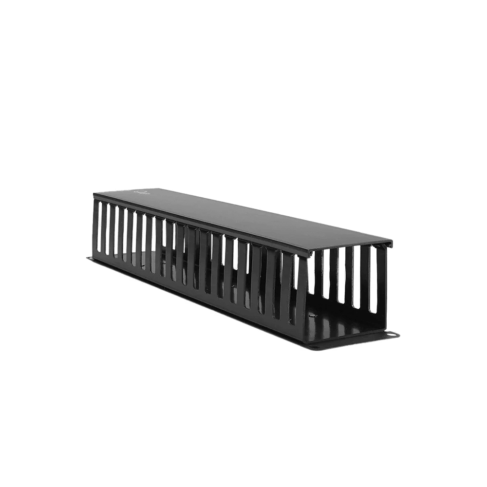 ORGANIZADOR DE CABLES HORIZONTAL QUEST - TIPO DUCTO, 2RU (OH-4516) (NT1)2