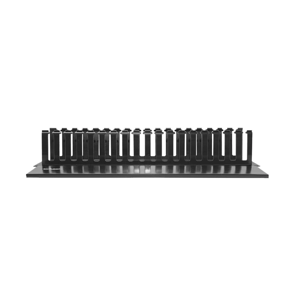 ORGANIZADOR DE CABLES HORIZONTAL QUEST - TIPO DUCTO, 2RU (OH-4516) (NT1)4