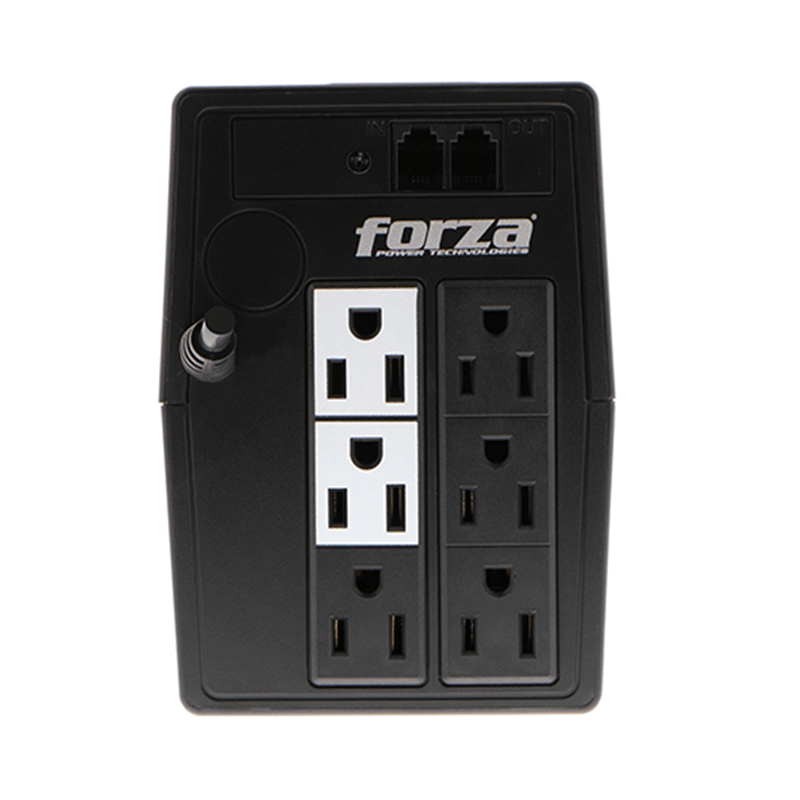 UPS FORZA 500VA/250W, 6 TOMAS, 220V (NT-512U)4