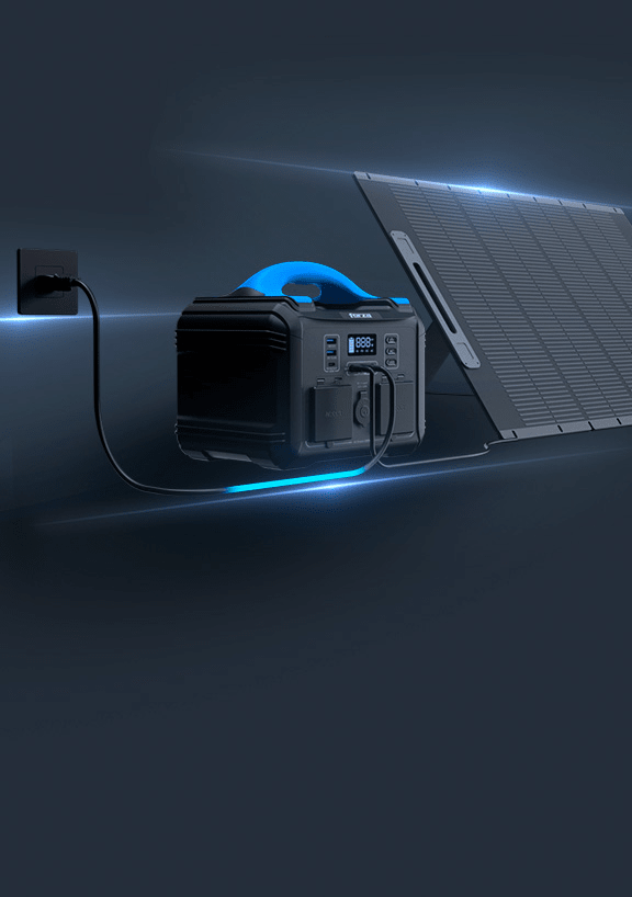 CENTRAL ELÉCTRICA PORTÁTIL FORZA 300W, TOMAS 2CA/6CC 3.75V, BATERIA LiMnFePO4, 220V (FPP-T302) (NT3)10