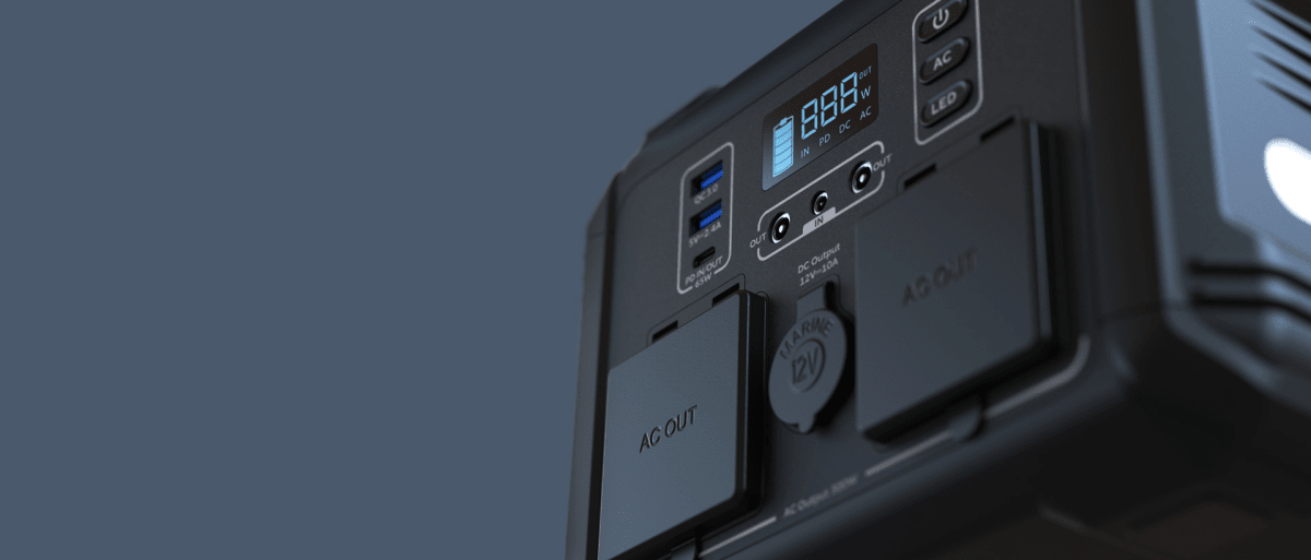 CENTRAL ELÉCTRICA PORTÁTIL FORZA 300W, TOMAS 2CA/6CC 3.75V, BATERIA LiMnFePO4, 220V (FPP-T302) (NT3)11