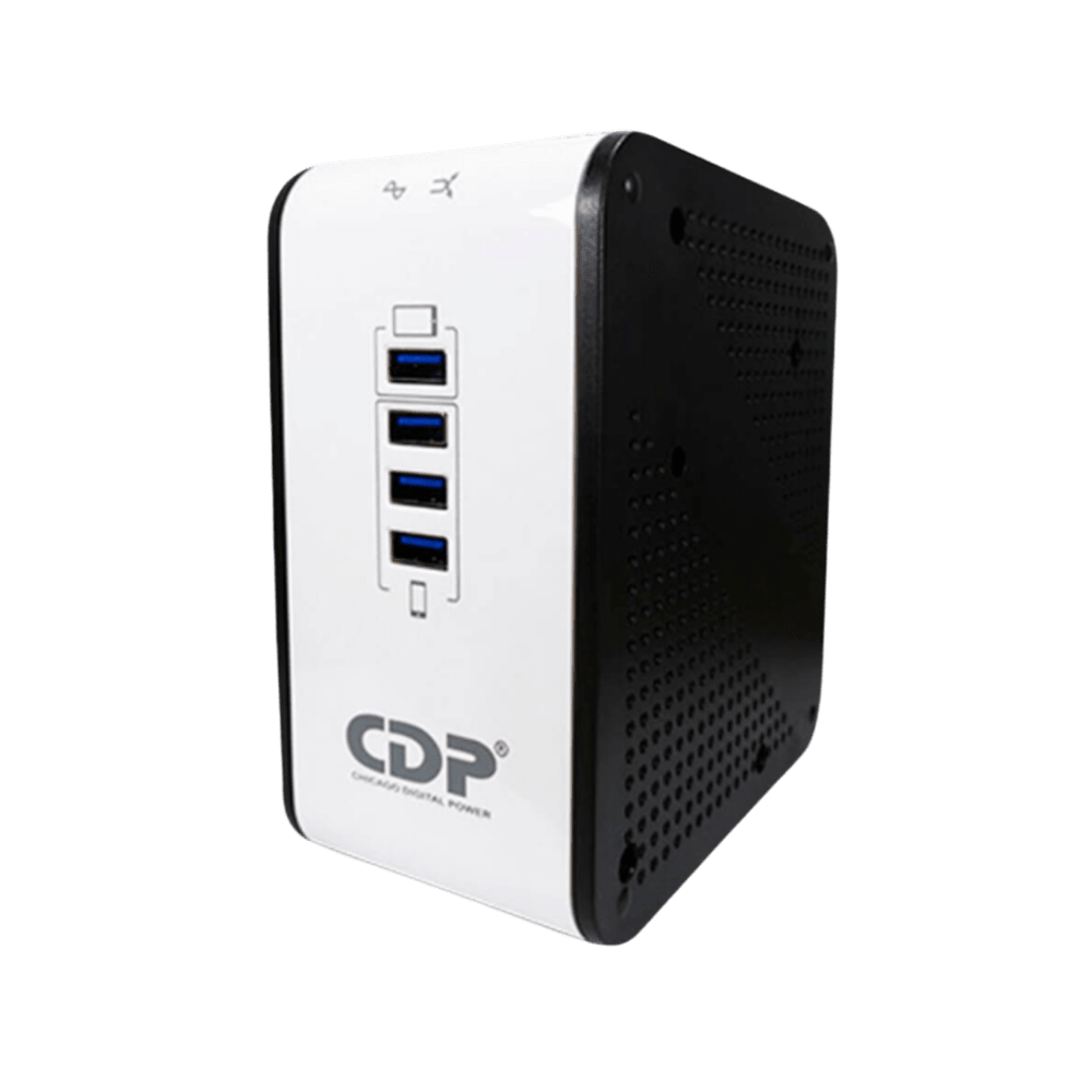ESTABILIZADOR CDP RUAVR1004I 1000VA/500W 4 SALIDAS/2 USB-A/2 USB-C (RUAVR1004I) (NT8)3