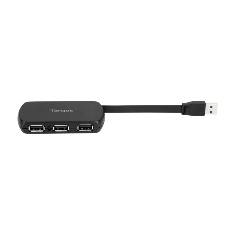 HUB USB TARGUS 4 PORT USB-A 2.0 BLACK (ACH114LP) (NT8)3