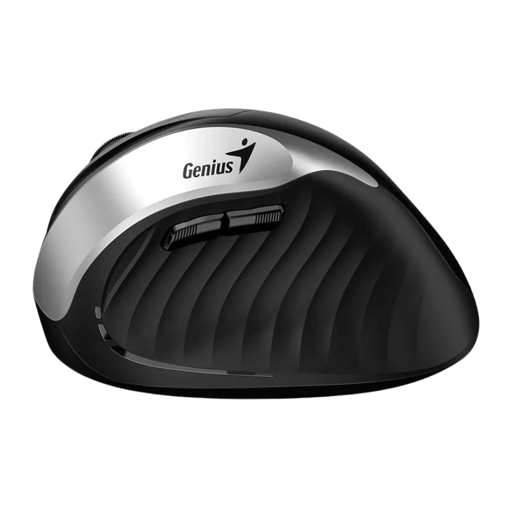 MOUSE GENIUS ERGO 8250S WIRELESS VERTICAL 6B ERGONOMICO SILVER (31030031401) (NT8)2