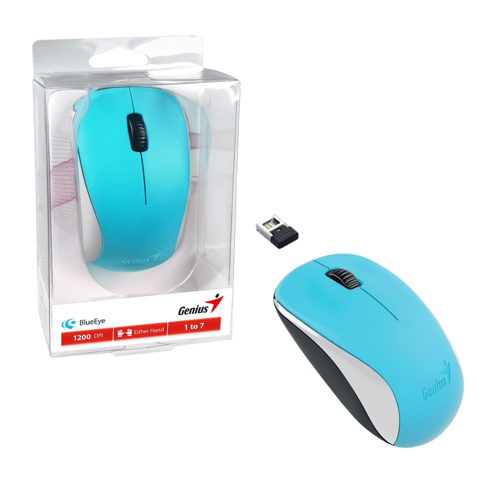 MOUSE GENIUS WIRELESS NX-7000 BLUEEYE BLUE (31030027402) (NT8) 0