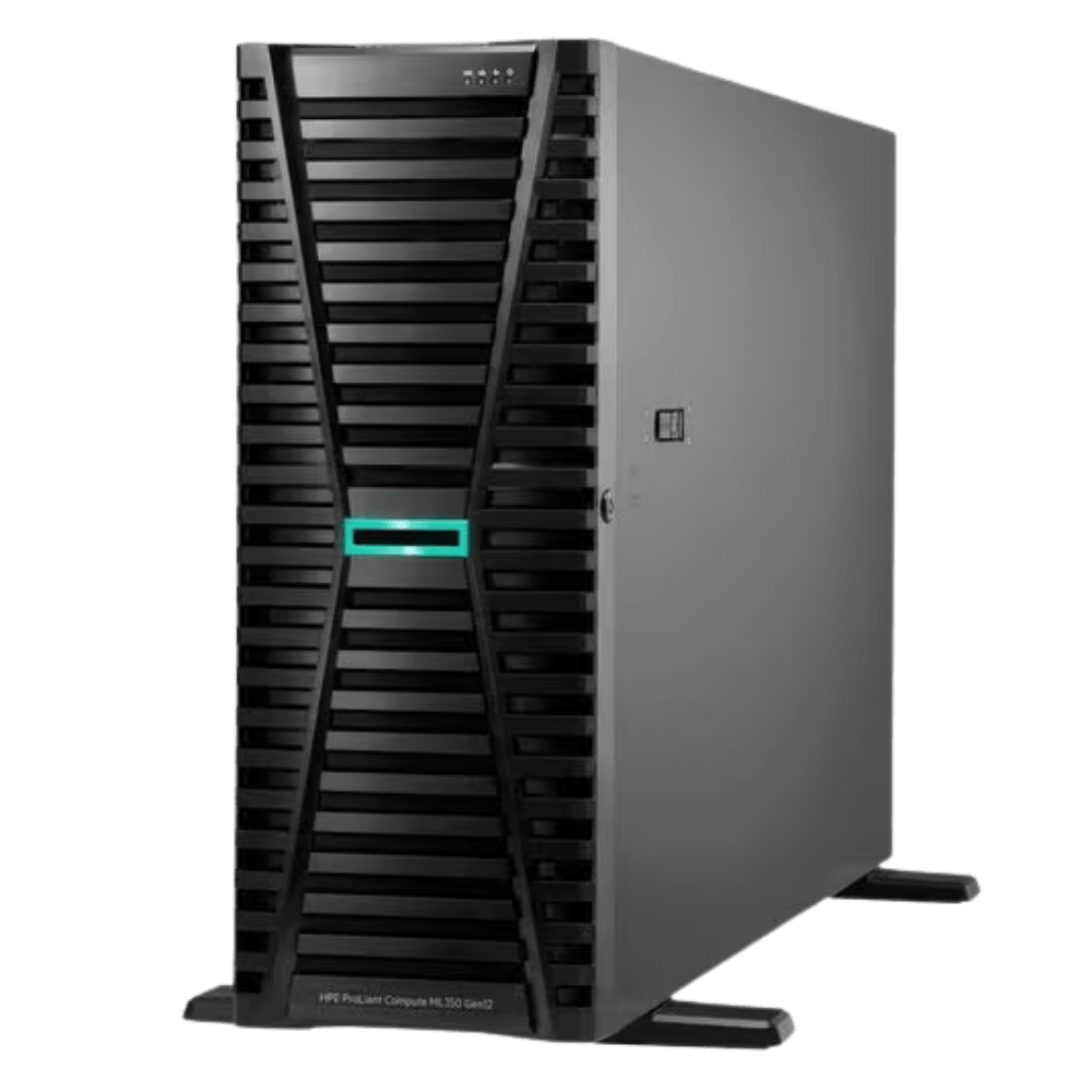 HPE PROLIANT ML350 G12 INTEL X, 32GB, 1 X HPE 4TB,1 X HPE MR408I-O GEN 11, 2 X HPE 800W (P89073-DM5) (NT4) 0