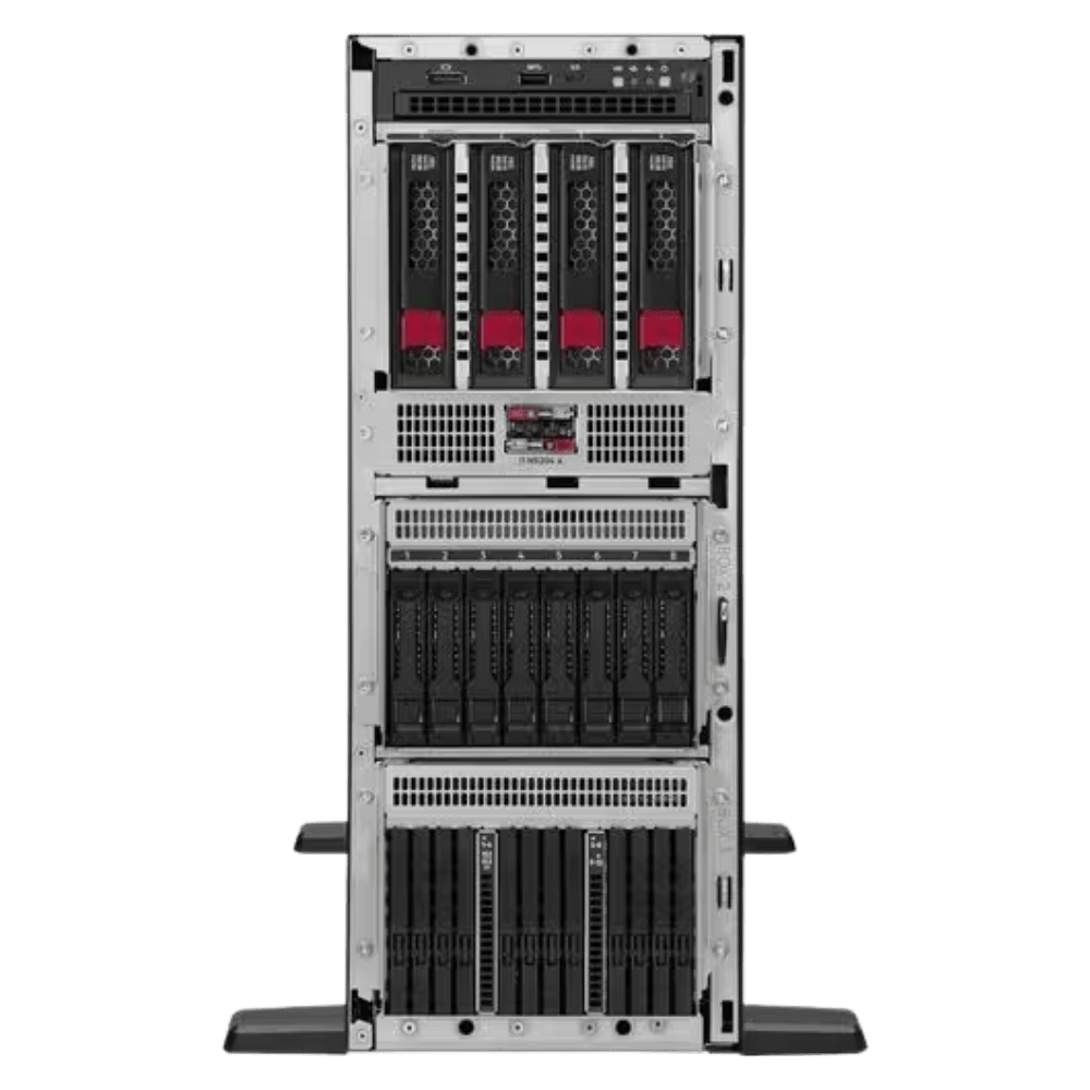 HPE PROLIANT ML350 G12 INTEL X, 32GB, 1 X HPE 4TB,1 X HPE MR408I-O GEN 11, 2 X HPE 800W (P89073-DM5) (NT4)4